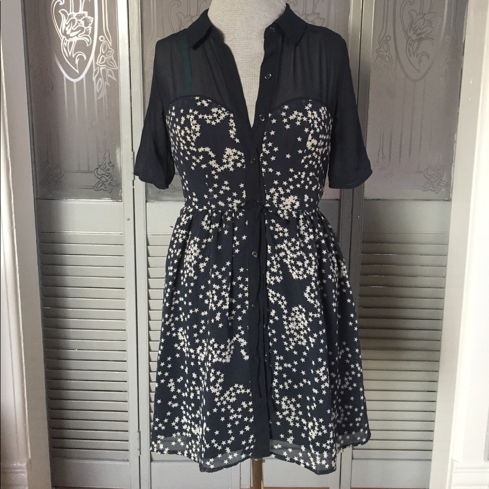 Princess Vera Wang shirt waist dress
